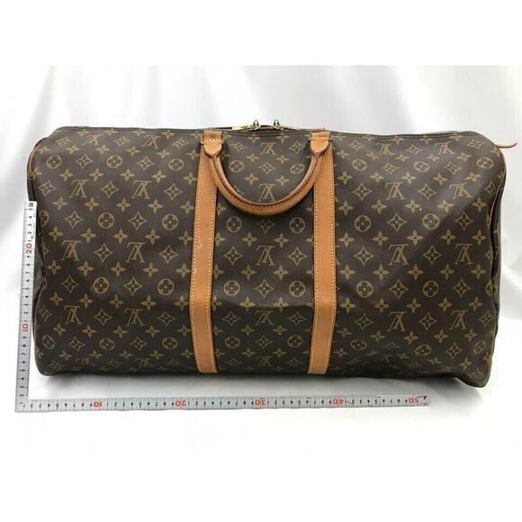 Louis Vuitton Keepall 60 Duffle Brown Canvas Monogram MI0920 - Picture 3 of 10